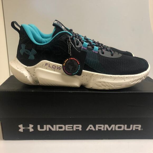 NIB RARE Under Armour Curry Flow Futr X 2 Black History Month Men's Size 14